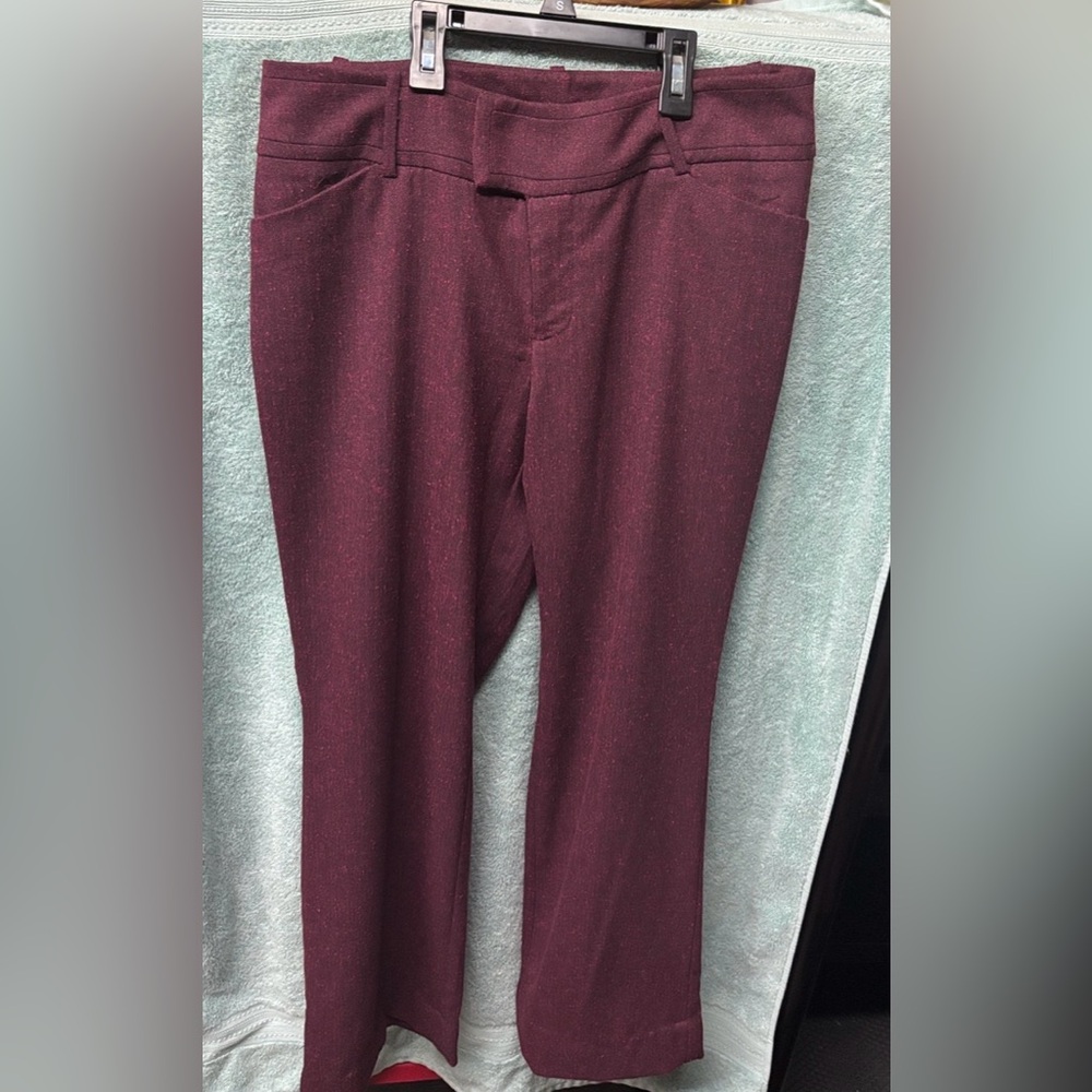 Mossimo Supply Co. Burgundy Stretch Pants